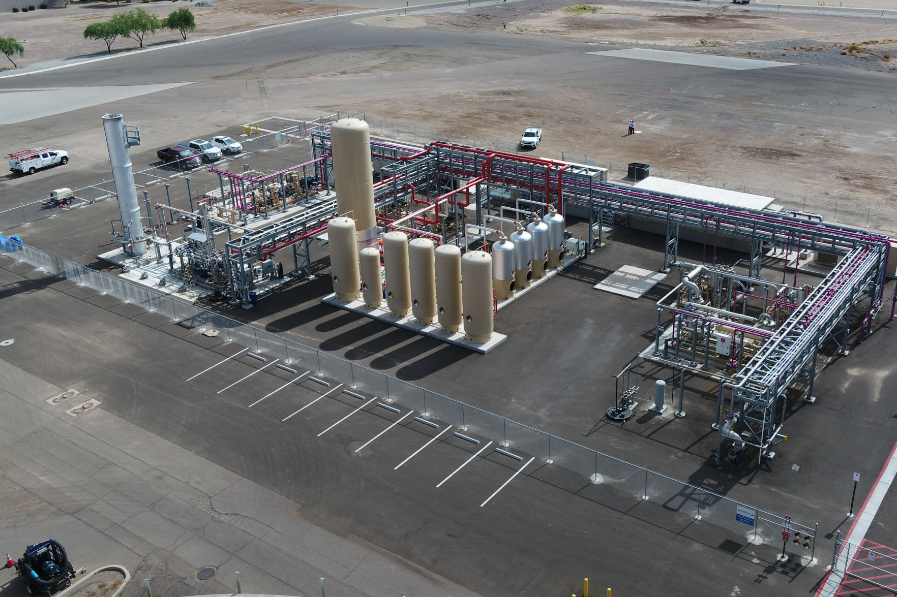 Wastewater plant opens natural gas facility Ameresco